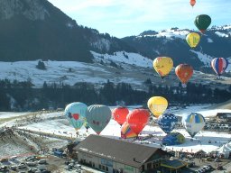 Chateau d'Oex, un week-end magique