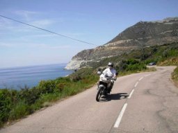 Vacances à moto en Corse 2009